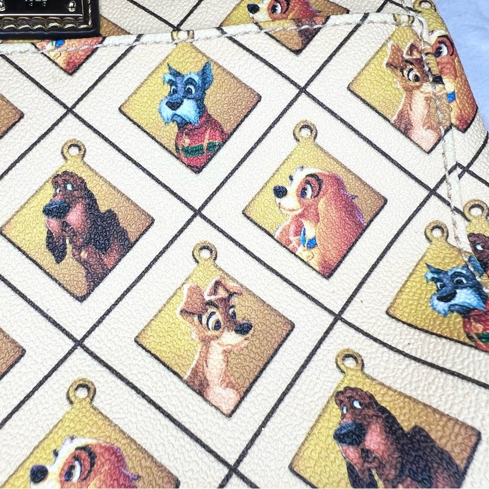 Disney Parks Dooney & Bourke Lady and the Tramp Dogs Crossbody Bag Retired Rare! - Picture 6 of 15